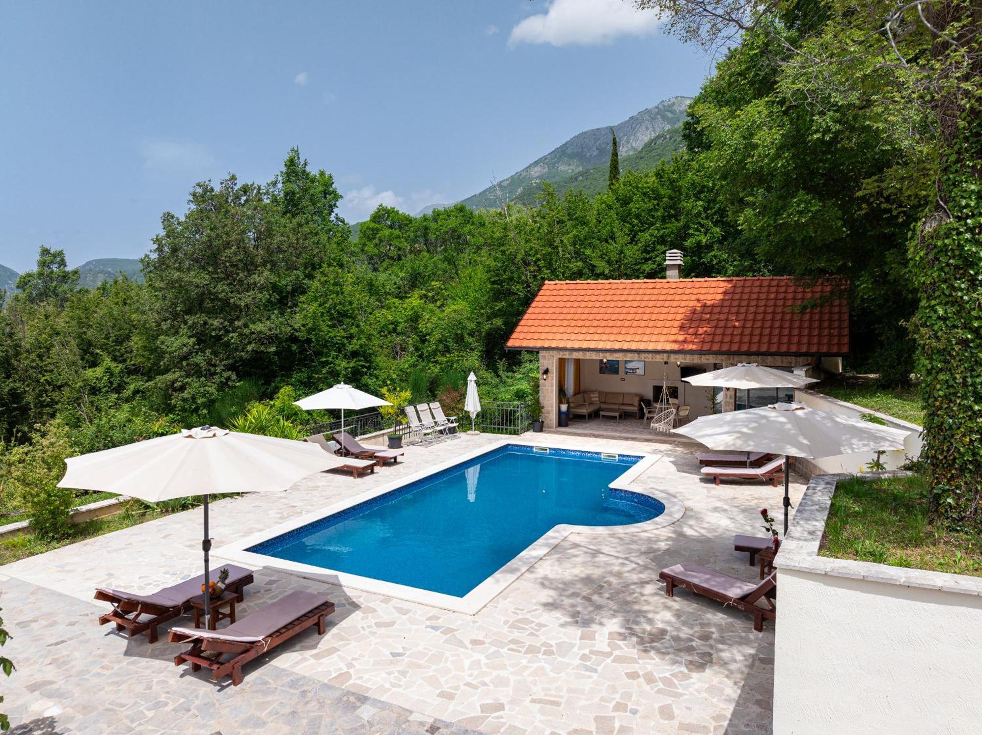 Sunset & Sunrise Villas In Stanisici-Two Villas With Common Pool Будва Экстерьер фото